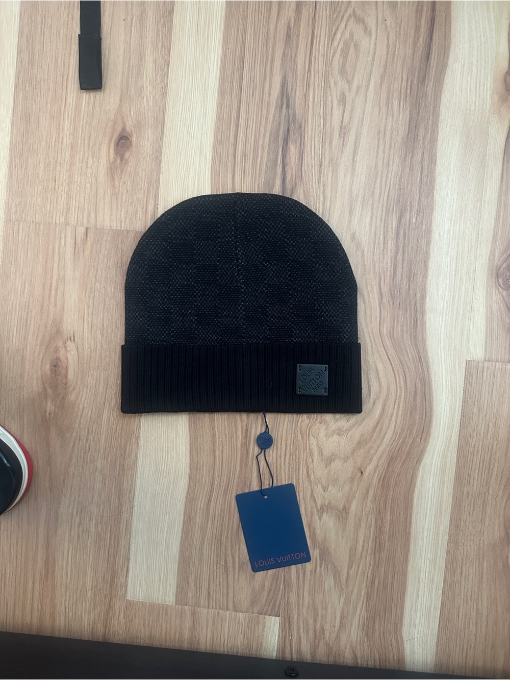 Louis Vuitton Black Knit Beanie
